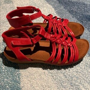 Baretraps Jaime Sandals with Adjustable Straps, Sz 7